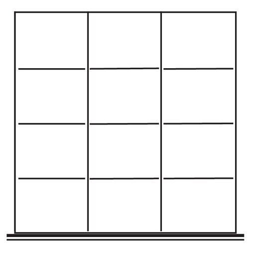 Schubladenteilerset 12-Fach